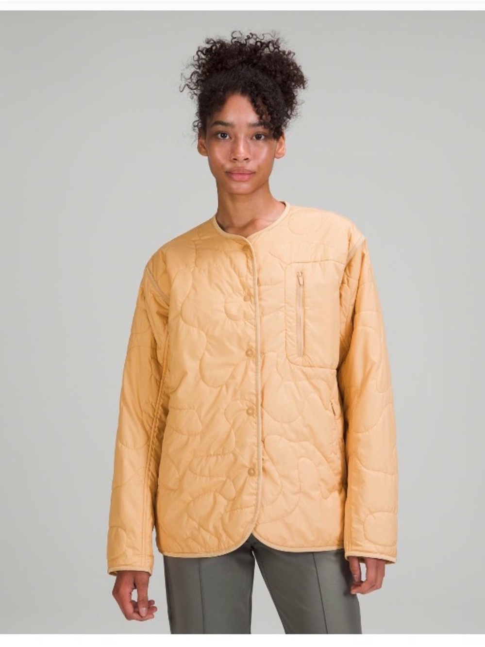 Lululemon Lightweight Quilted Jacket in Beige